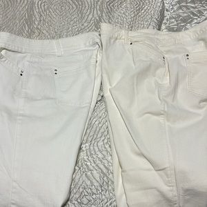 2-pairs White house Black market. Cream.  Size 10